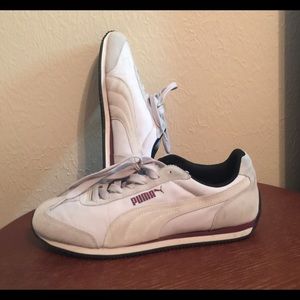Puma worn tennis shoes
